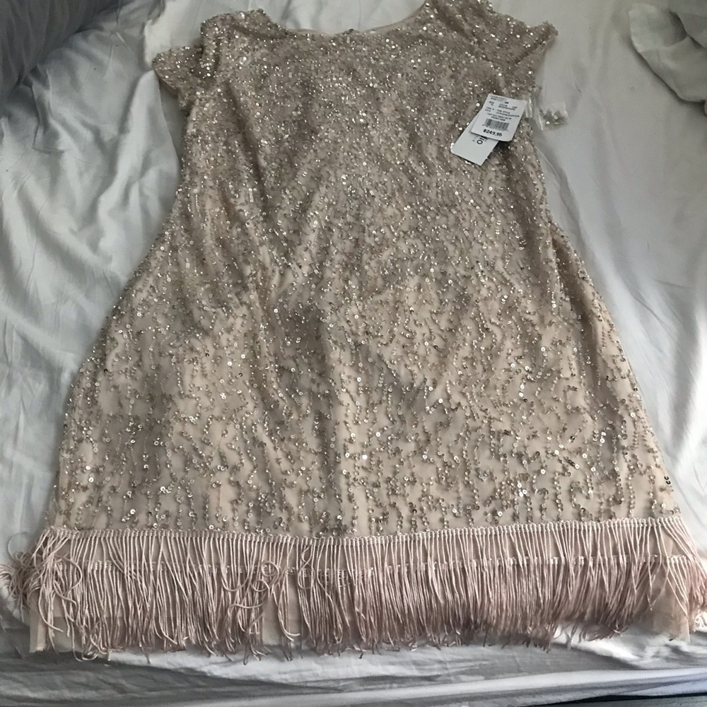 David bridal sequins party dress